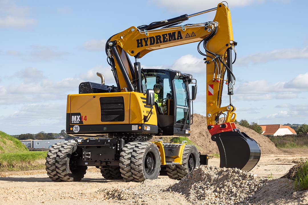 MX14G Right Side View Compact Excavation